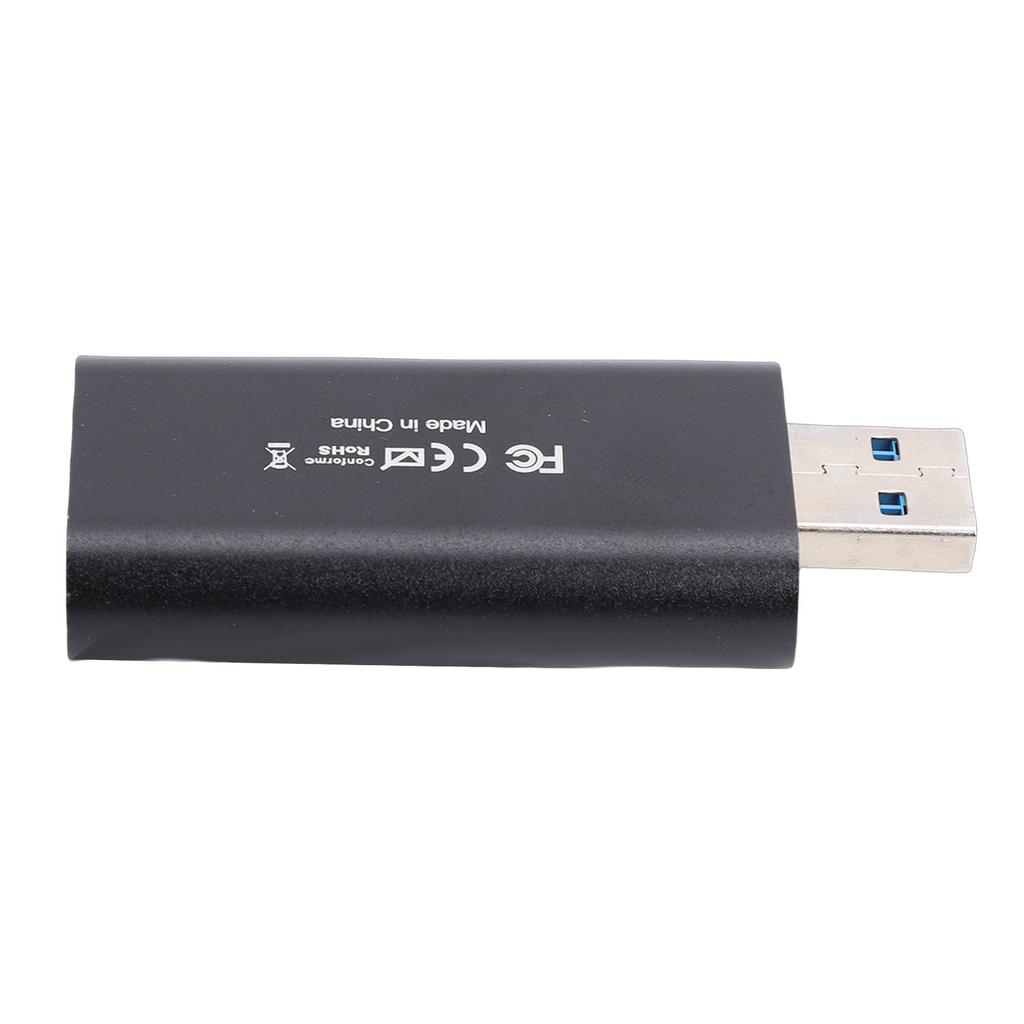 Video Capture Card 4K 30hz High Definition Multimedia Interface to USB Audio Video Capture Device for Streaming Gaming