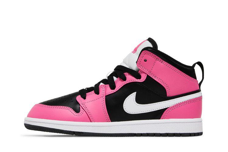 Kids' Sneakers Nike Jordan 1 Mid Pinksicle (PS) Black/White/Pinksicle