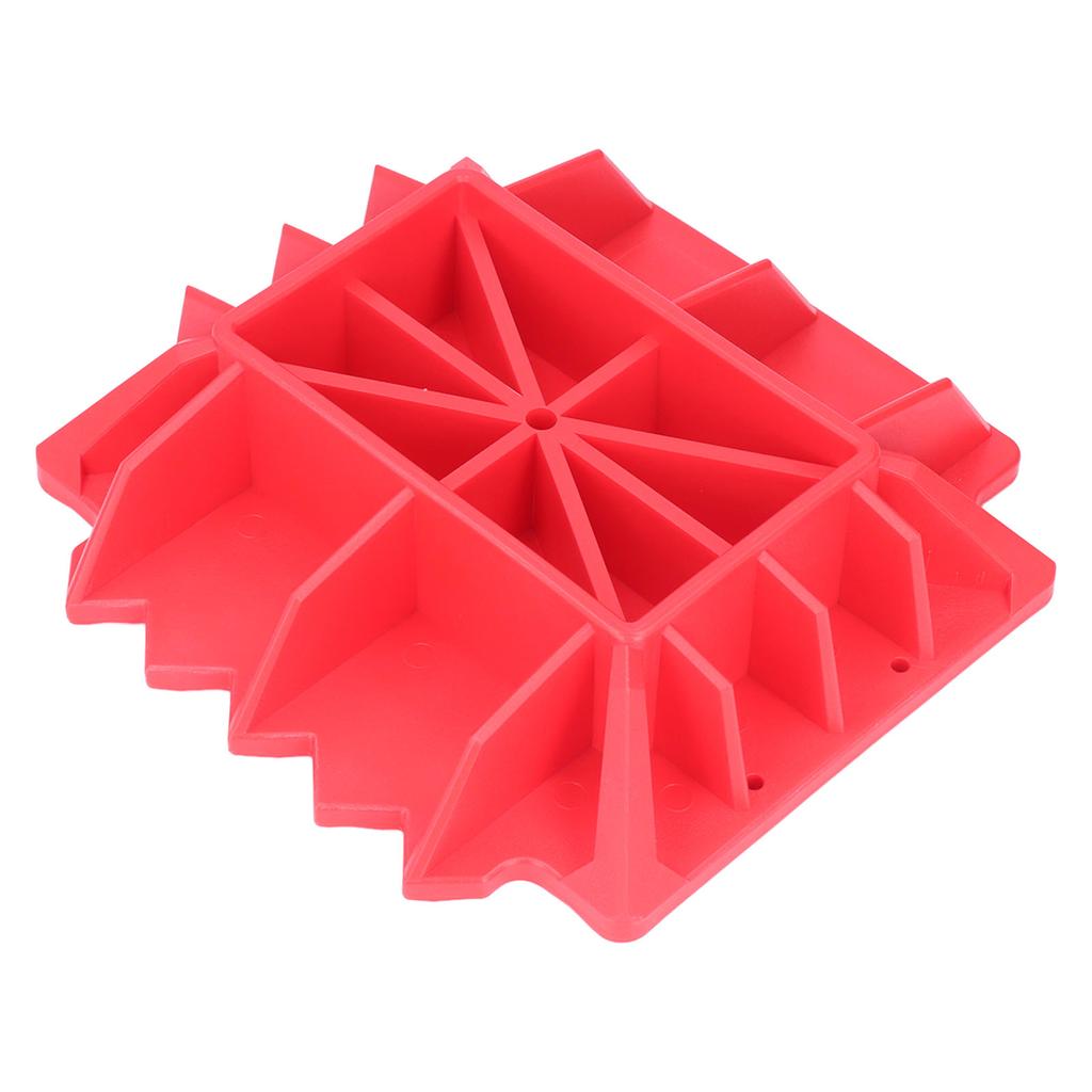 Jack Alleviate Base Pad Hard Nylon Red Serrated Replacement for XTREME OffRoad Rescue