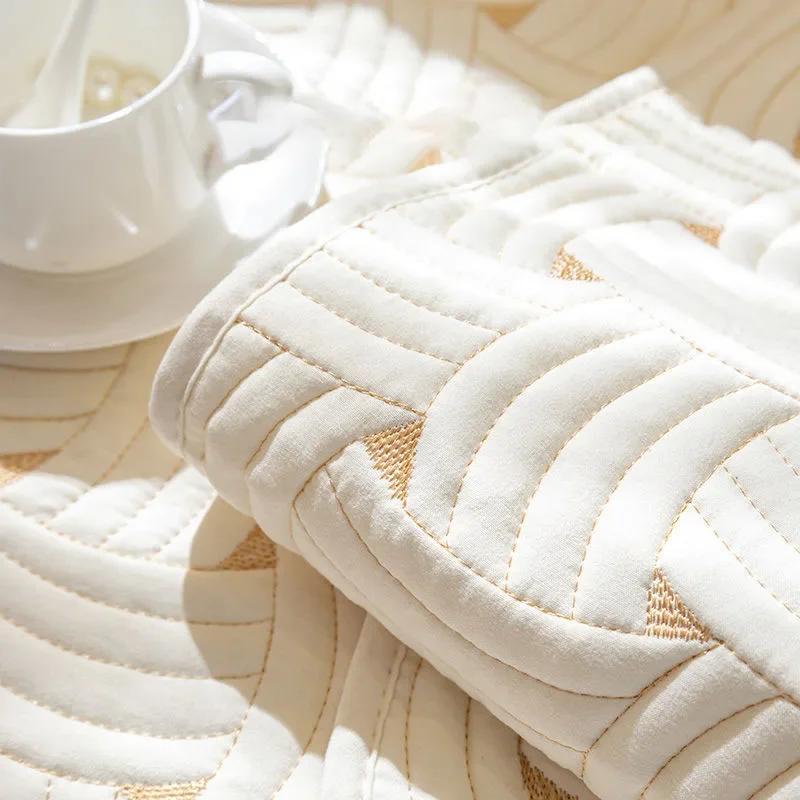 Cotton Sofa Cushion Four Seasons Universal Sofa Cover for Living Room Non-slip Soft Simple Couch Slipcovers Home Sofas Towel