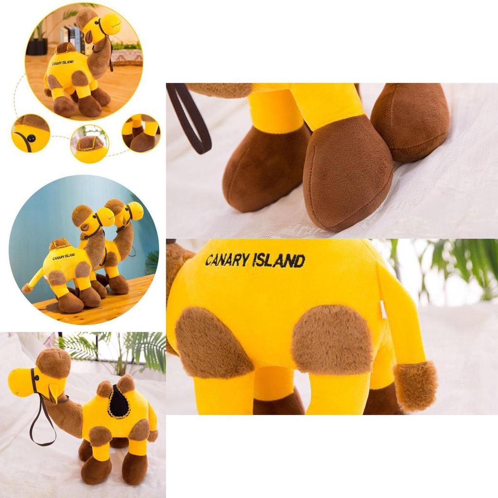 Soft Desert Camel Plush Toy Lifelike Cartoon Stuffed Animal Figurine Wholesale Supplier Characters)
