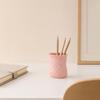 3D Printed Flower Vase, Exquisite Flower Embossed Vase, Decorative Flower Holder, Multi-purpose Pen Holder for Home Tabletop Decoration