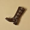 Fashion Square Toe Middle Heel Leather Women's Long Boots Autumn Winter Fleece-Lined Ladies Knee High Shaft Shoes Y2k Goth Footwear Sale
