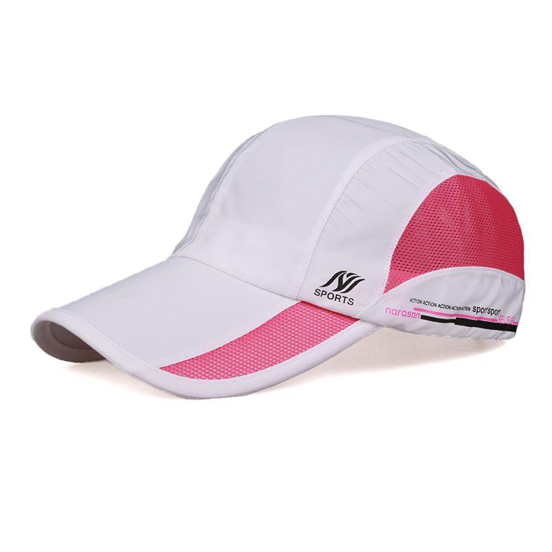 

Hat Women s Summer Sun Protection Sports Mesh Peaked Cap All-Matching Foldable Breathable Sun Hat Quick-Dry Running Sun Hat 3061A non-Foldable White One size