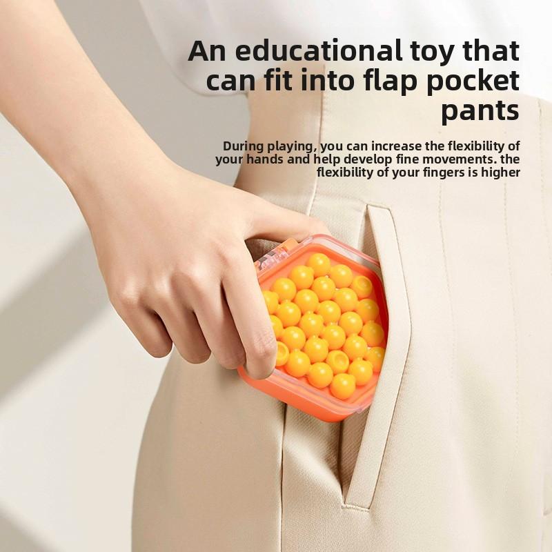 Educational Puzzle Toy For Kid With Plastic Beads And Brain Teasers For Early Learning Development