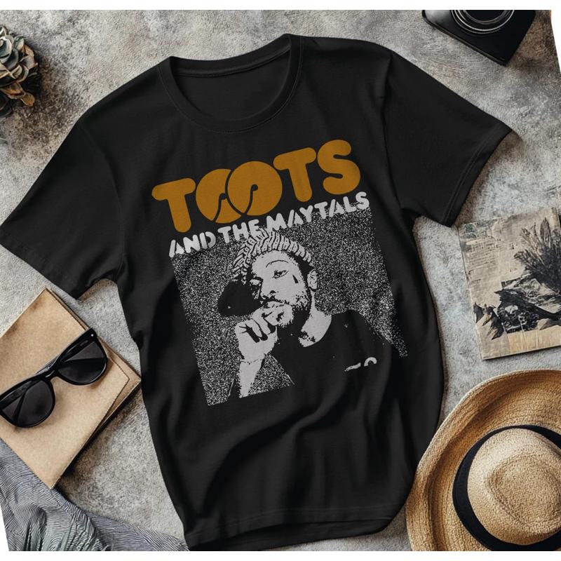 

Toots and the Maytalls T shirt screen print short sleeve ska reggae Unisex Tee S разноцветный
