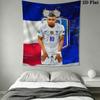 Kylian Mbappé Vibes  Wall Hanging Printed Fabric Blanket Decorative Tapestries for Bedroom Living Room Home Decor