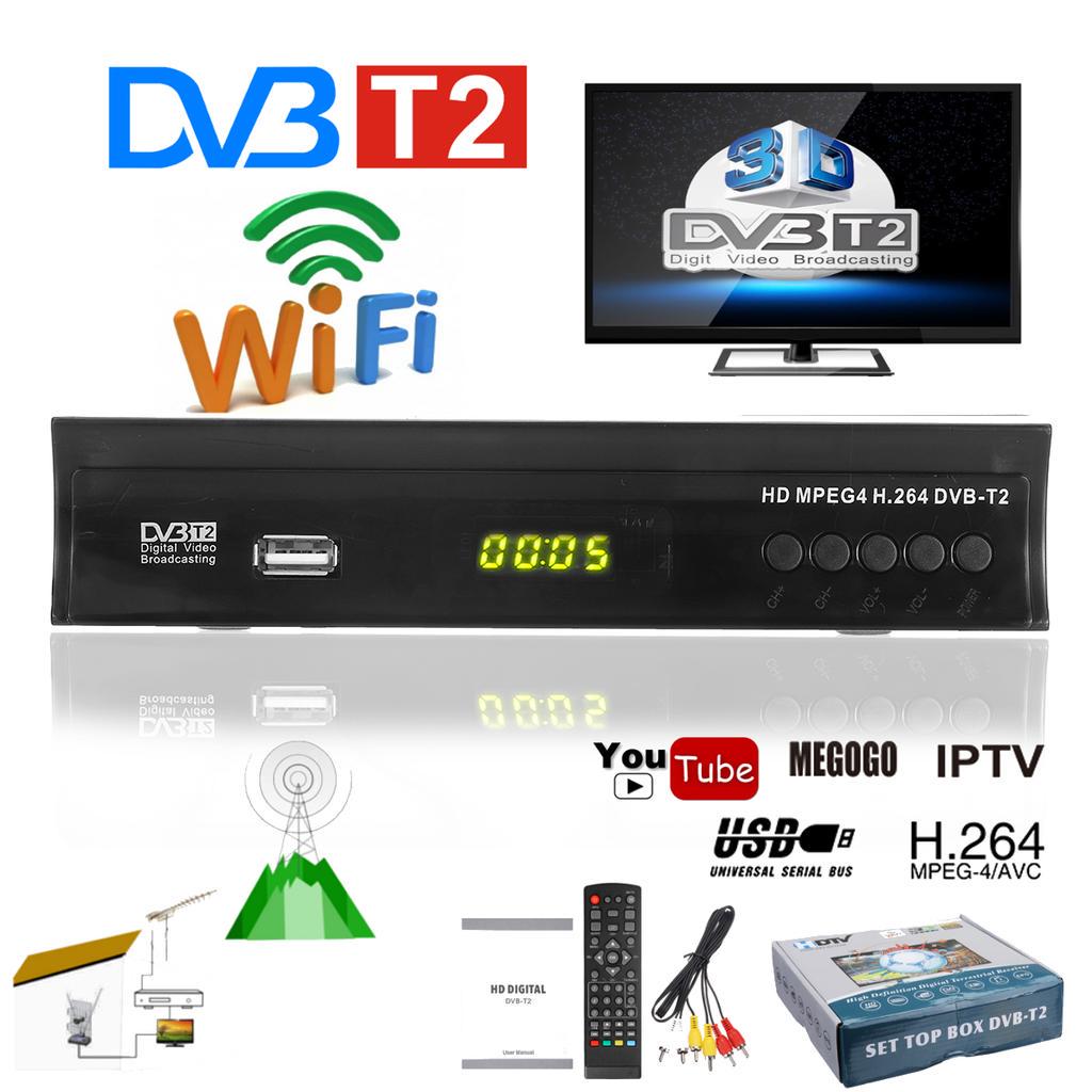 DVBT2 Satellite Receiver TV Box Digital Receiver Premium 1080P IPTV