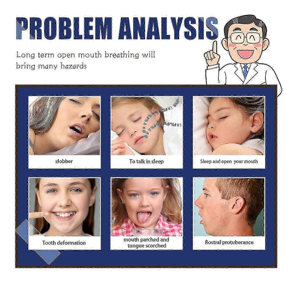 Anti-Snoring Tape Anti-Snoring Mouth Breathing Physical Expansion Nasal Sticker Anti-Snoring P