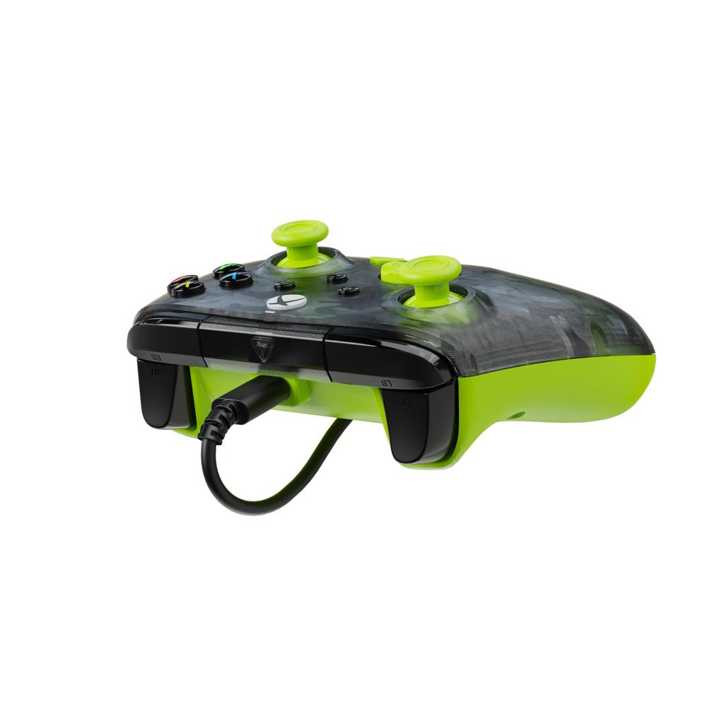 TURTLE BEACH Rematch Core Ghost Camo Black Yellow Wired USB Officially Licensed by Compatible with PC and Xbox Series Chat Mic Ergonomic Design