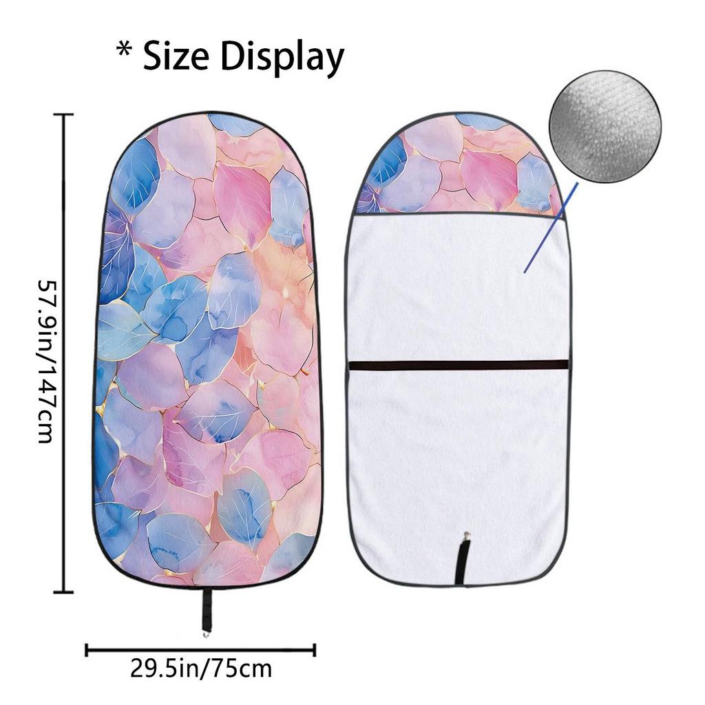 Universal Car Seat Towel Cover: Front Seat Protector for Gym, Workout, All Seasons