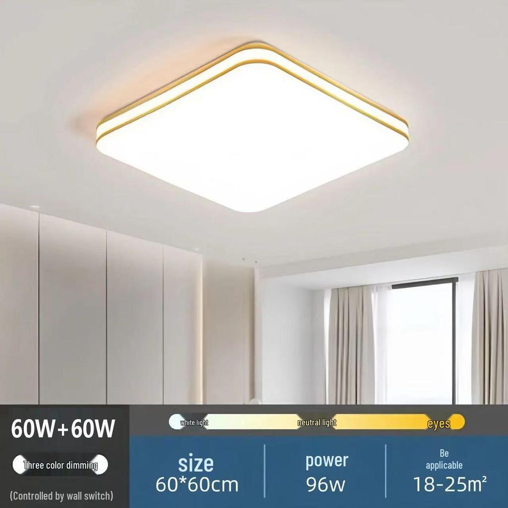 Ultra-Thin LED Ceiling Light: Modern Minimalist for Bedroom, Living Room, Kitchen, Balcony, and Corridor