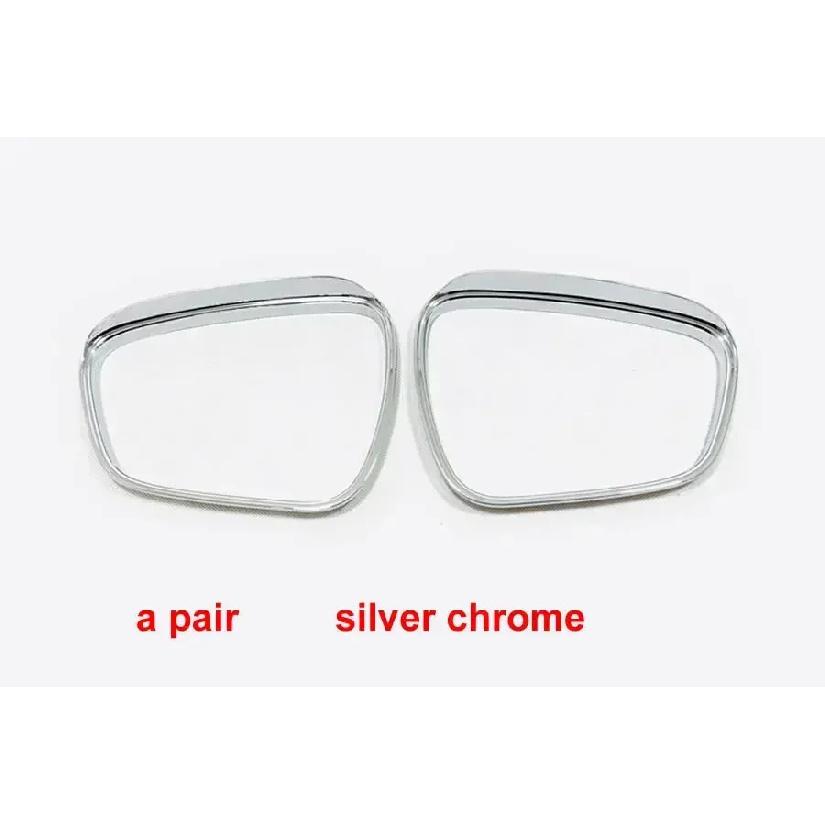 For Ford Escape     2024 Rear Rearview Side Glass Mirror Trim Frame Rain Shield Sun Visor Carbon Fiber 1 Pair