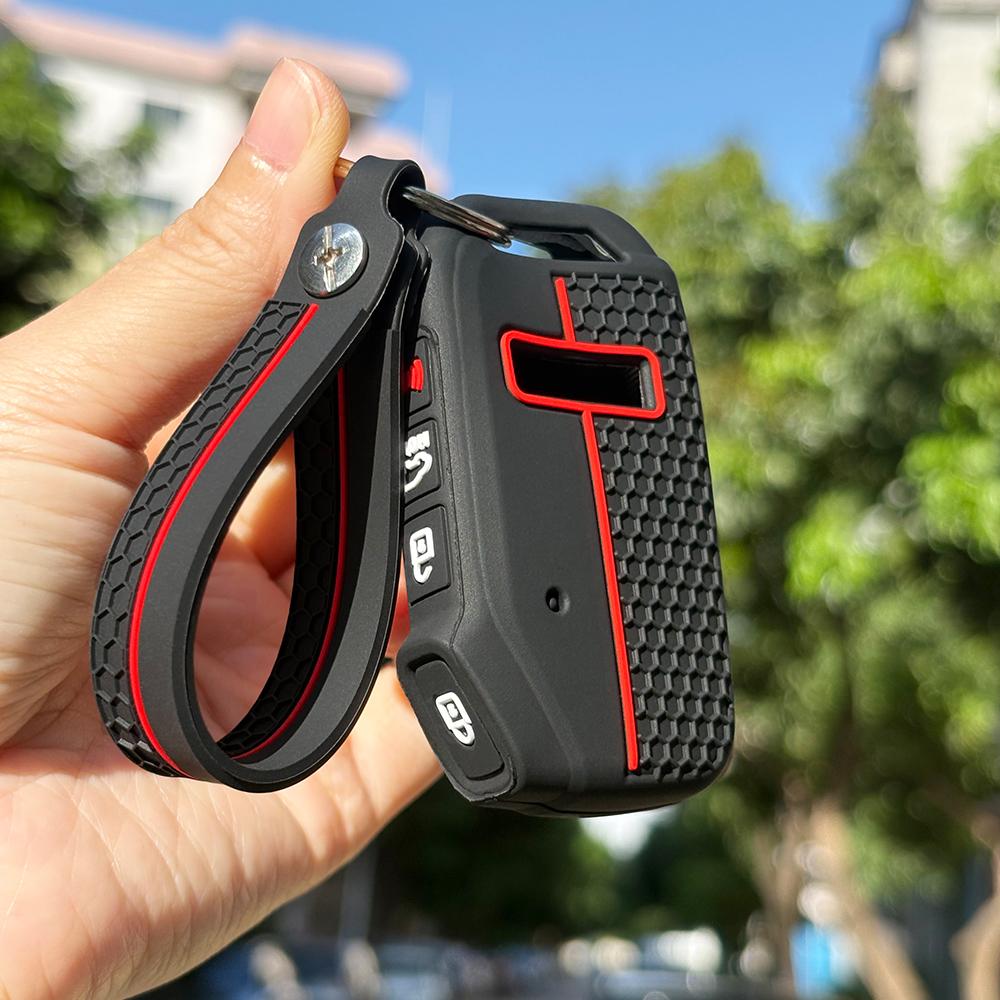 Protector For Kia K5 K3 KX1 Ceed Key Shell Cover For Kia NIRO Stonic Sonet Soul Proceed Soul 3 Keychain Silicone Car Key Case