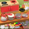 Dollhouse BBQ Kitchen Playset for Toddler Class: Kitchenware Toys for Kids