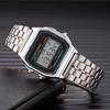 Simple Retro Digital Watch Metal Wristwatch Couple Student