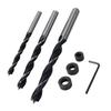 Dowel Drill Joinery Kit, 6/8/10mm Drive Adapter Woodworking Angle Drilling Holes, Woodwork Joint Angle