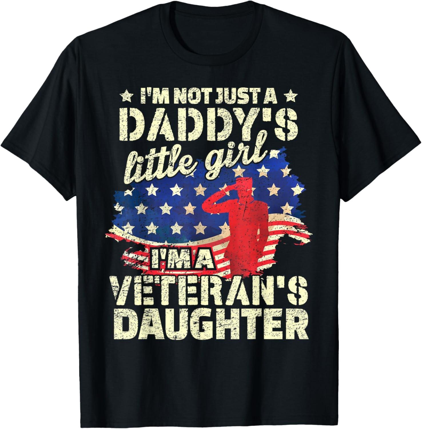 Proud Daughter of a Veteran, Veterans Day Veteran s Daughter T-Shirt S разноцветный