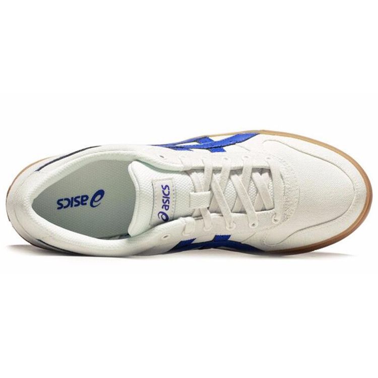 Asics Aaron Comfortable Low-Top Skate Shoes Unisex Sneakers White Blue 1201A011-100