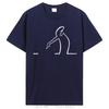 La Linea TV T-Shirt Für Unisex Zeigender Humor Lässige Sweatshirts T-Shirt Neuheit Trendig Locker Lustiges Baumwoll-T-Shirt