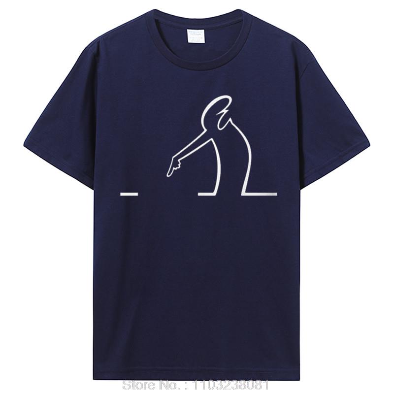 La Linea TV T-Shirt Für Unisex Zeigender Humor Lässige Sweatshirts T-Shirt Neuheit Trendig Locker Lustiges Baumwoll-T-Shirt