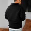 Men's Casual Loose-Fit Collared   Shirt With Long Sleeves