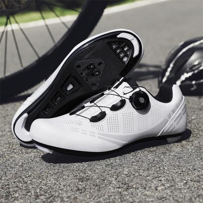 Unisex Road & Mountain Bike Cycling Shoes with Lock-Free Flat Bottom