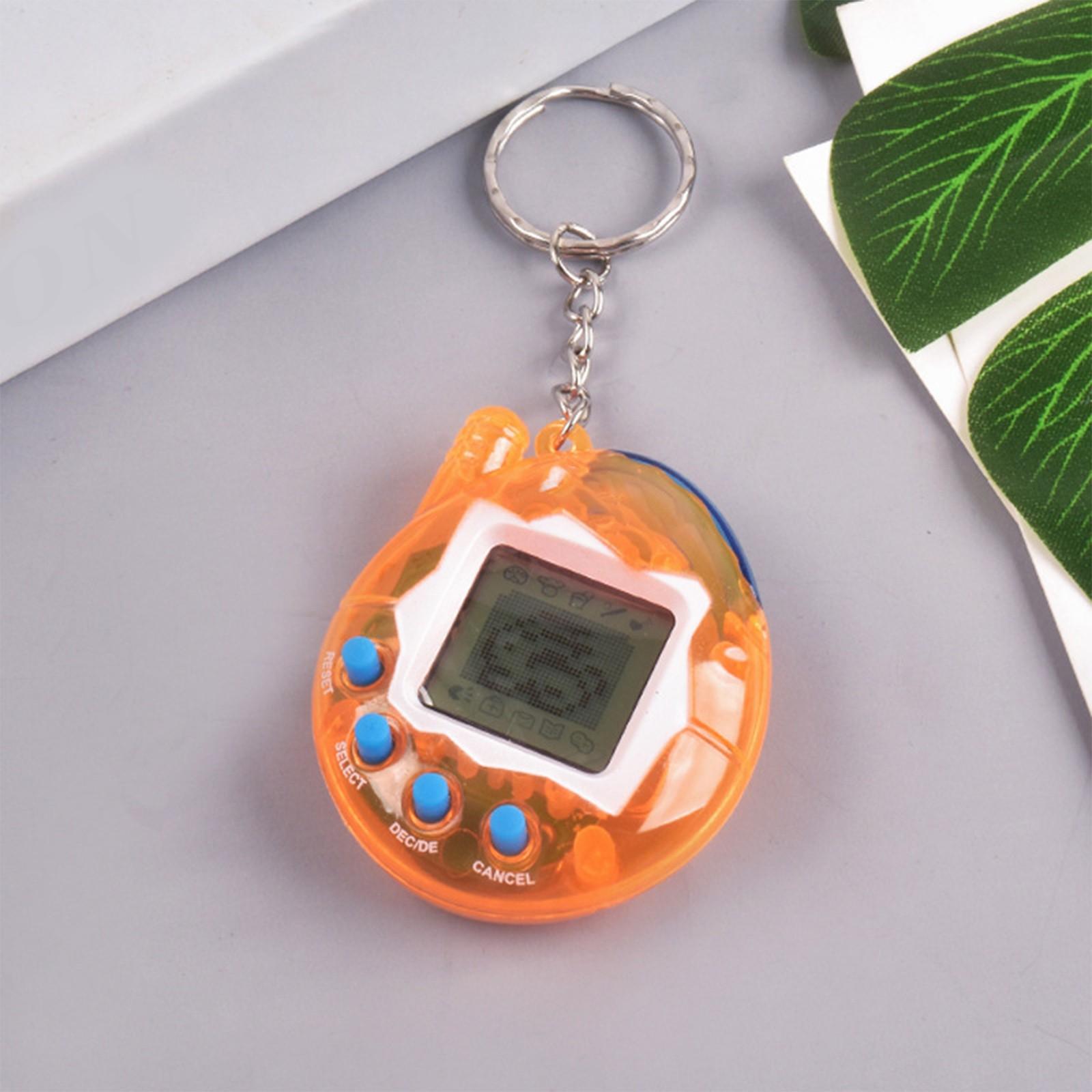 

Электронная игрушка-машинка для домашних животных, портативная виртуальная электронная игровая консоль-брелок-подвеска для питомцев One Size