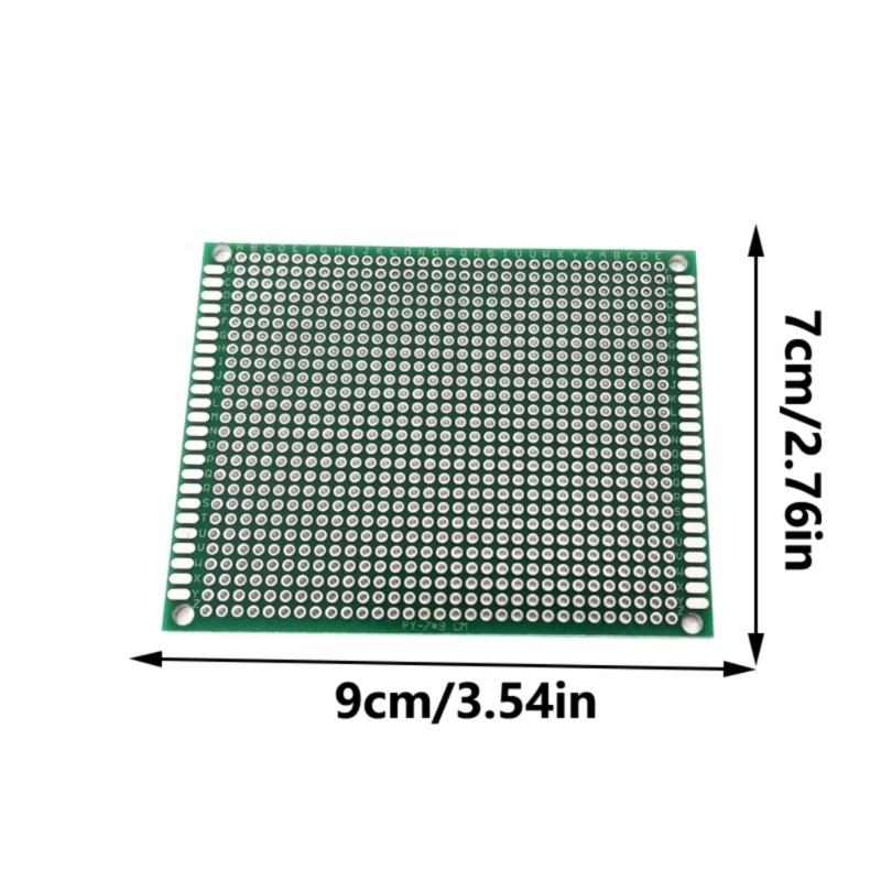 1Pcs 1.6mm Thick Fiberglass Circuit Boards with Pre Tinned Holes for DIY Soldering Practice