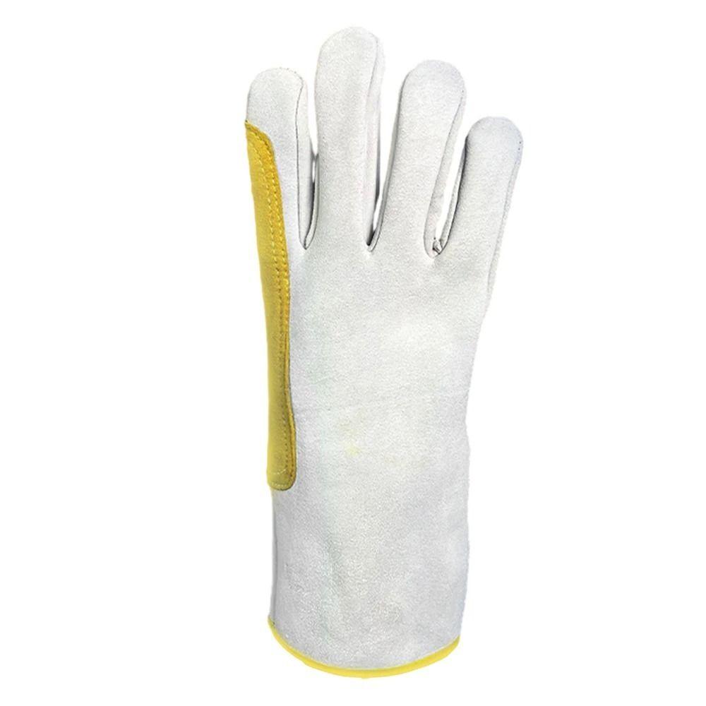 Cowhide Labor Gloves Long Safety Gloves New Mechanic Glove