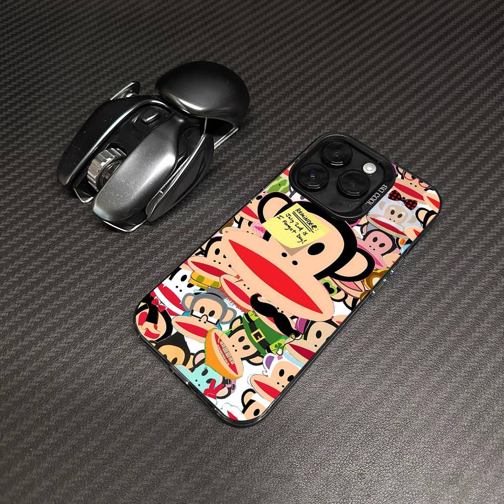 Famous Luxurious P-Paul F-Frank Phone Case For IPhone 17 16 15 14 11 12 13 Pro Max Plus Pro Colored Silver Cover