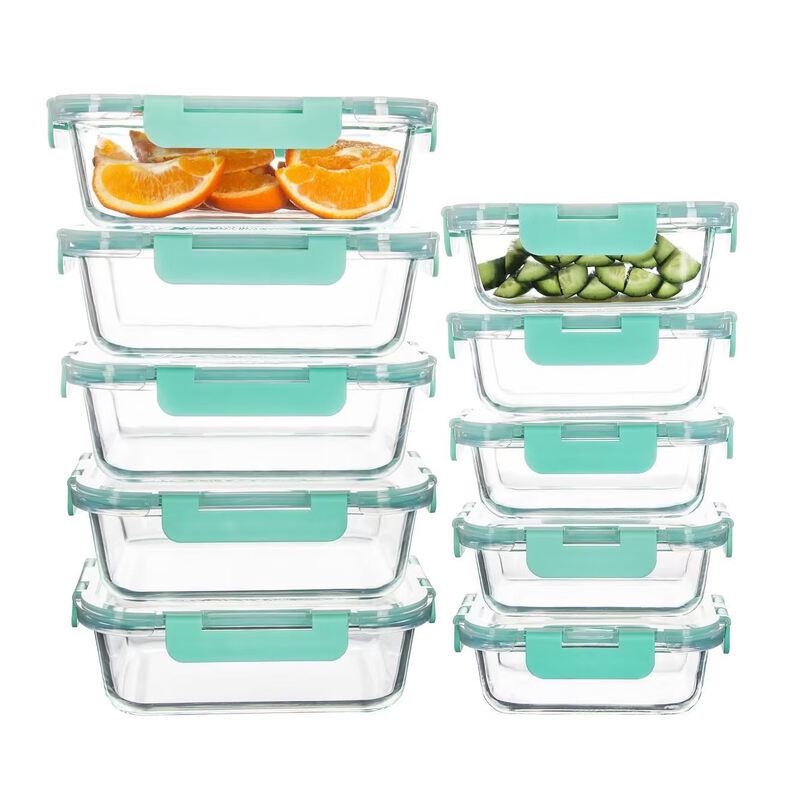 ZISIZ Microwave-Safe Glass Food Container