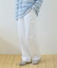 OURHOPE Flora Embroidered Carpeter Pants - White