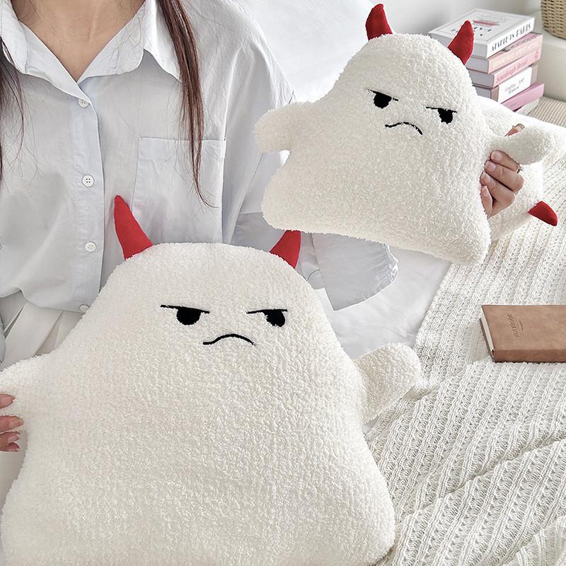 Plush Demon Doll Pillow With Cartoon Anime Design For Halloween Gift