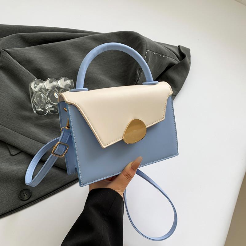 Stylish Casual Pu Shoulder Bag Small Square Fashion Handbag For Summer Trendy Look