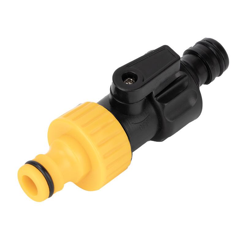 

Four-Way Faucet Splitter and Diverter with Quick Connect Valve