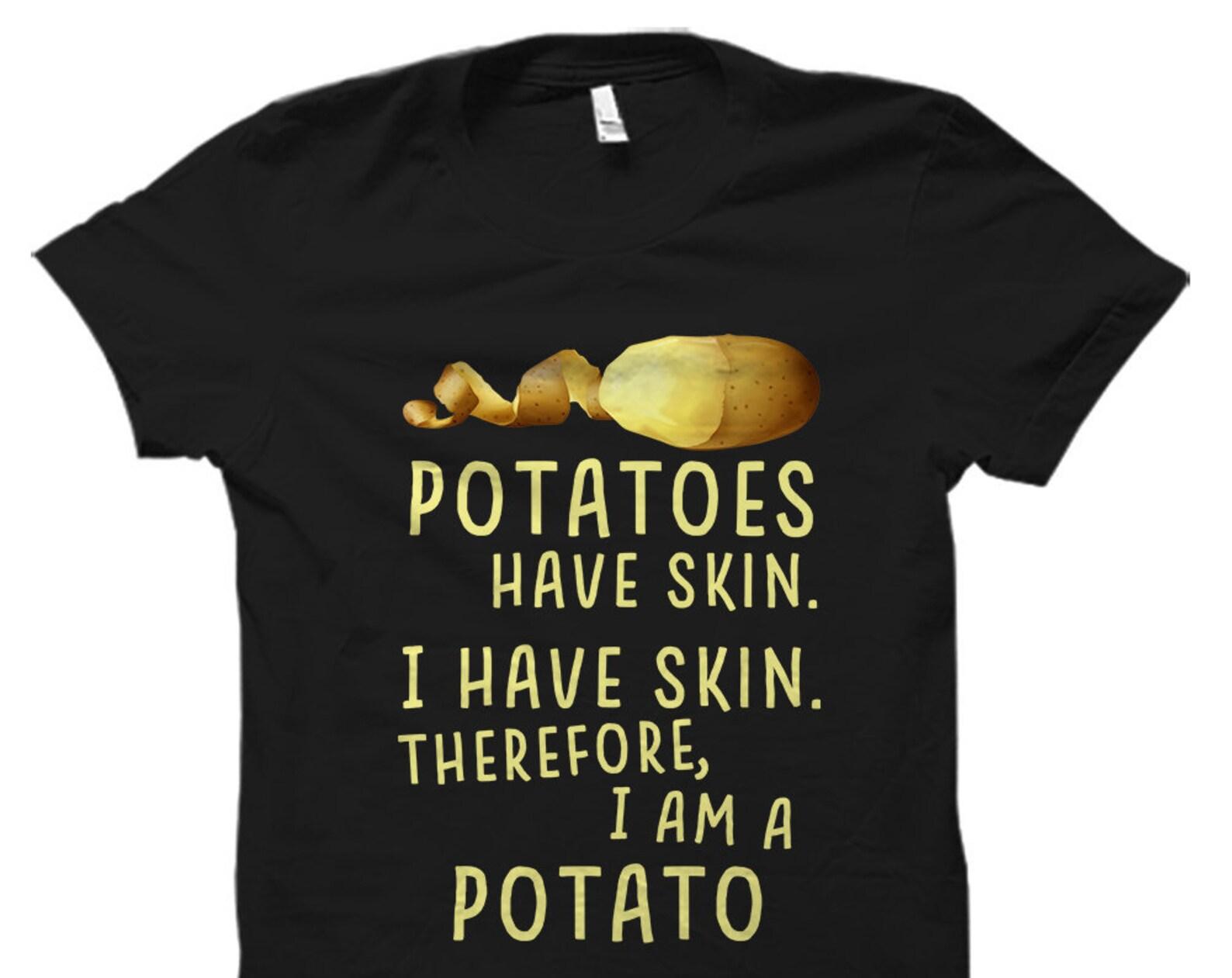 Funny Potato Shirt. Potato Lover Gift. Potato Costume. Potato T-Shirt. I Love Potatoes #OS5847 XL