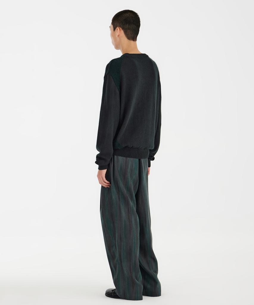 YOUTH Curved Angora Knit - Deep Green