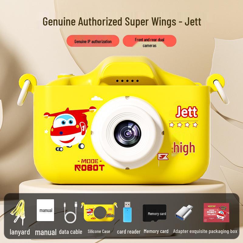 

Genuine Super Wings Kids HD Dual Camera Multifunctional Mini DSLR