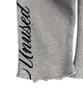 UNUSEDLAB Waffle Lettering Embroidered Long Sleeve [Gray]