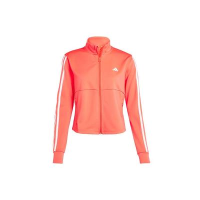 Aeroready Train Essentials Three-Stripe Colorblock Stand Collar Long Sleeve Jacket Women Jacket Red IS3976
