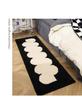 Korean Style Thickened Non-Slip Bathroom Floor Mat with Personalized Letter Flocking - Water-Absorbing Foot Pad/ Carpet