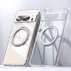 For Google Pixel 8 Pro Case Compatible with MagSafe Ring Kickstand TPU+Acrylic Back Cover