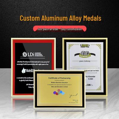 Custom Creative Award and Certificate Hanging Plaque