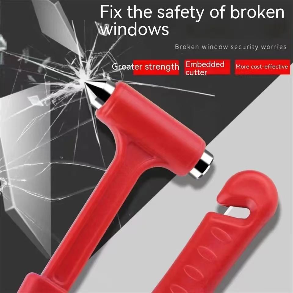 Car Safety Hammer Car Window Glass Breaker Belt Cutter Tool Car Emergency Safety Escape Hammer Glass Windshield Breaker