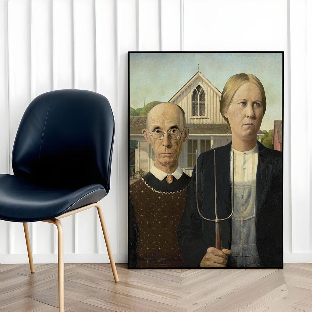 Poster American Gothic Pop Art
