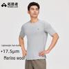 Tuoluzhe Men's Merino Wool Quick-Dry Sport T-Shirt