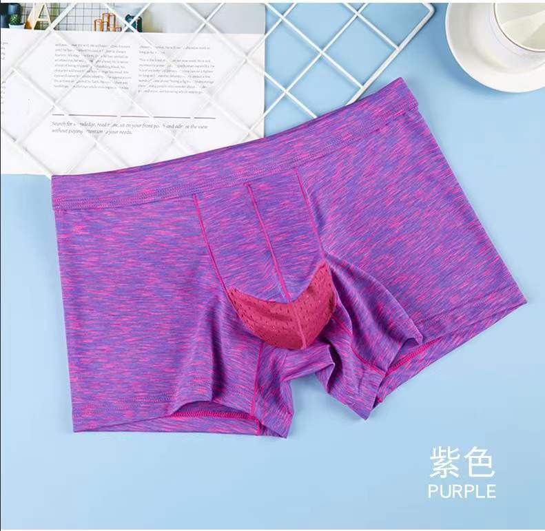 

Мужское нижнее белье Модное нижнее белье для молодых студентов на плоской подошве 3XL фиолетовый