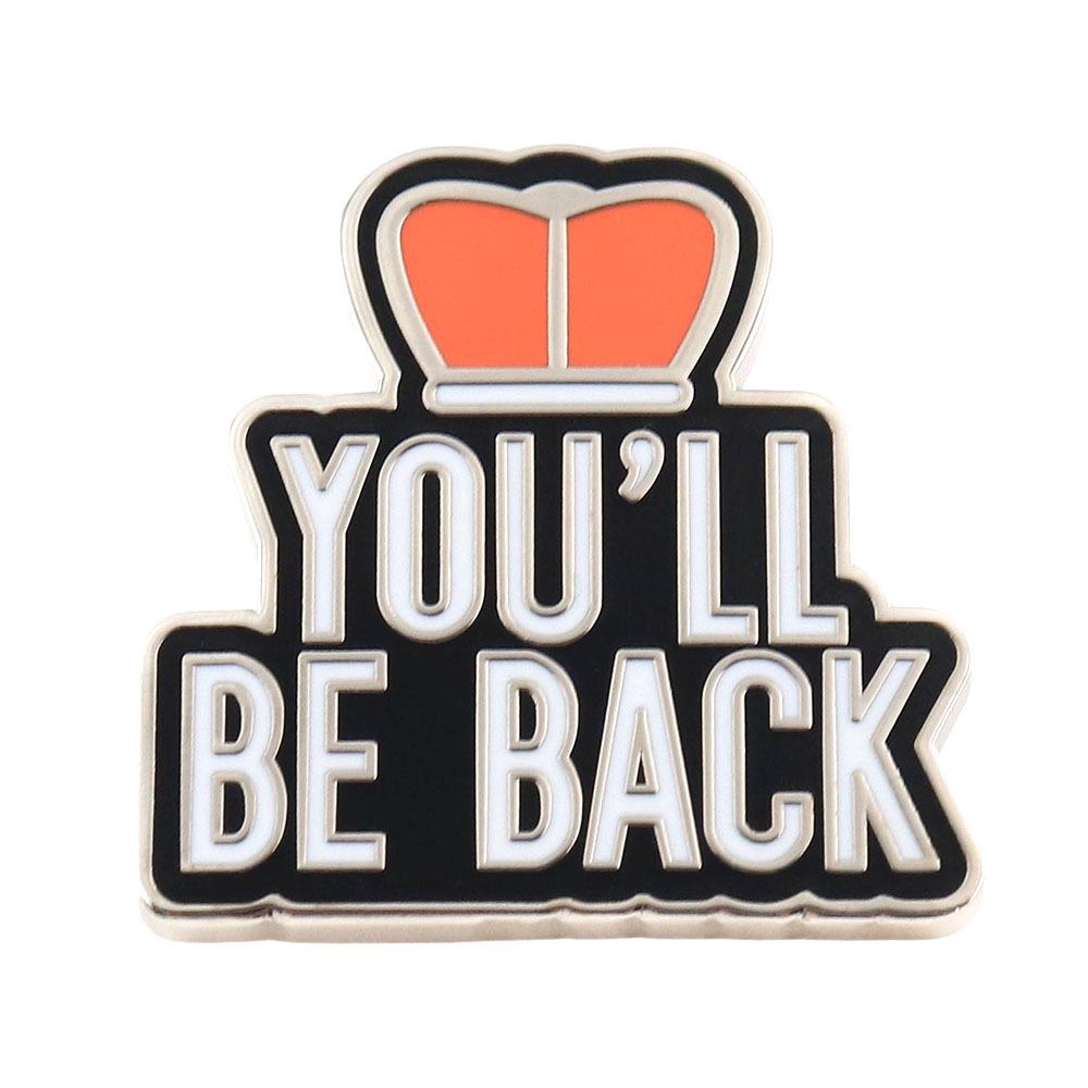 King George Hamilton Musical Crown Enamel Pin