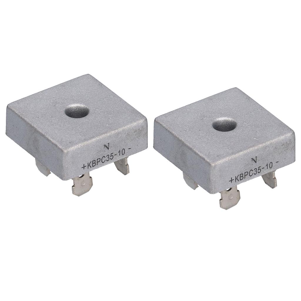 2Pcs Bridge Rectifier Diode 4 Terminal Accessory for Gasoline Generator KBPC3510